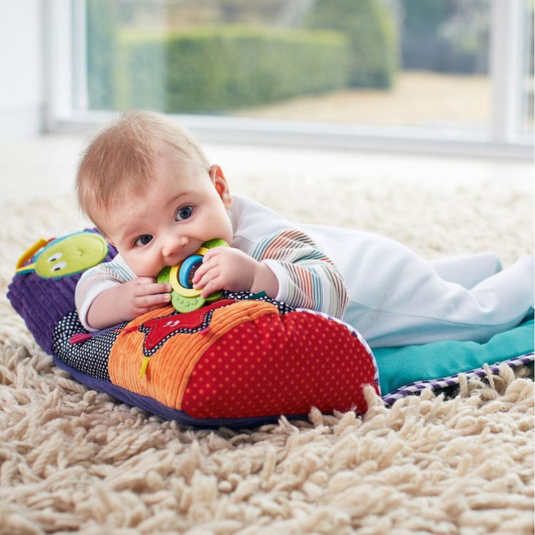 2014 New Design Baby Infant Play Mat Baby Cushion Tummy Time Activity