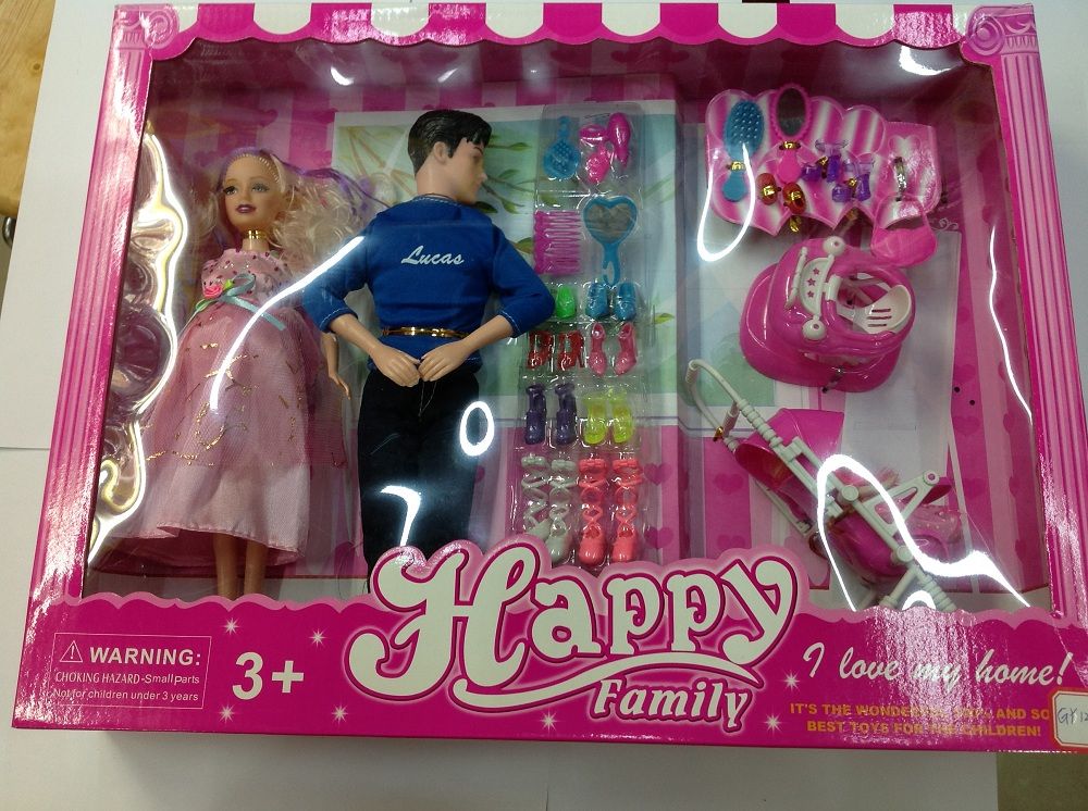 Whole Sale New Happy Pregnant Barbie Family Doll Toys Girl Gift
