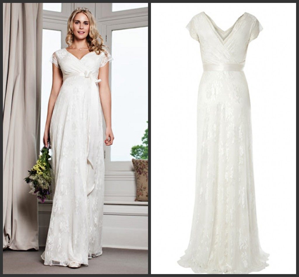 White Maternity Dress