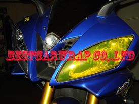 1 roll headlight tint film lamp Car Headlights tinting film light smoke matt / red / green / purple yellow etc.. 0.3x10m/Roll Free Shipping