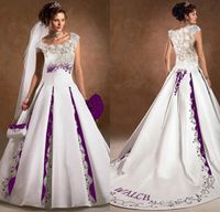 cheap wedding dress violet