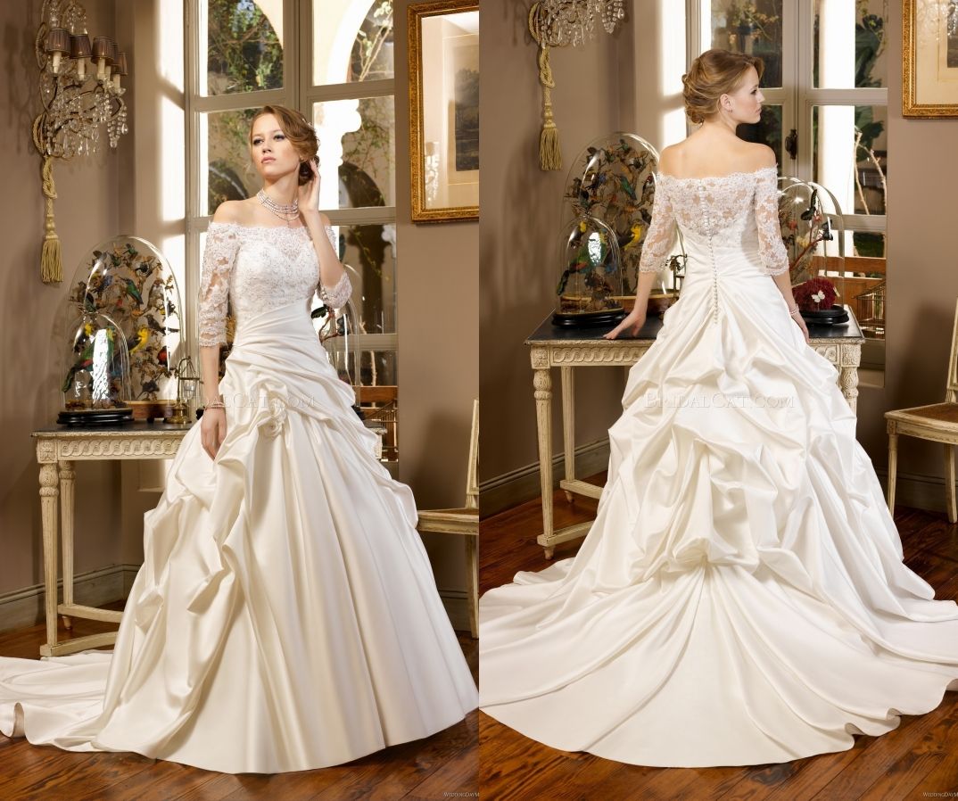 off white vintage bridal gowns