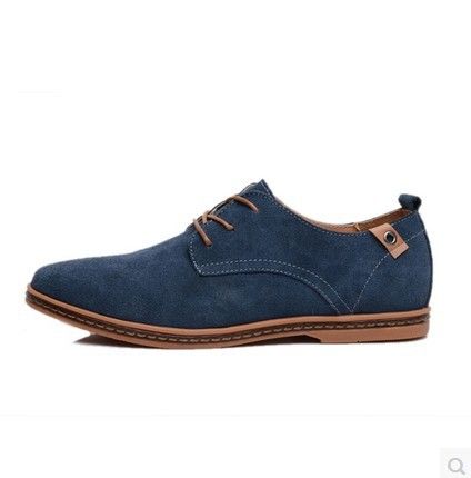 2014 HOT SALE Men Casual Shoes Genuine Leather Oxfords Shoes Comfortable Leather Sneakers for Men Urban Shoes Big Size Online with $56.35/Piece on