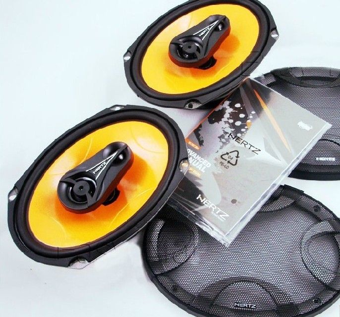 Hertz Car 6x9'' Coaxial Speaker 100w Rms Power Handling 200w Peak High