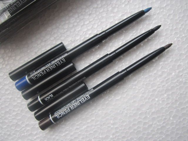 makeup eyeliner pencil with vitamine a&e/waterproof 3colours black brown blue (60pcs/lots)
makeup eyeliner pencil with vitamine a&e/waterproof 3colours black brown blue (60pcs/lots)