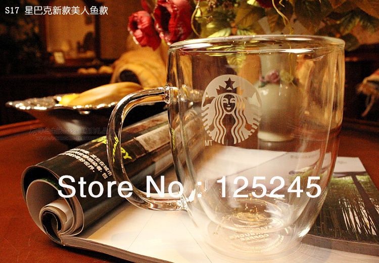Starbucks Double Wall Glass Mug Bodum Double Wall Glass Cup 475ml/16oz