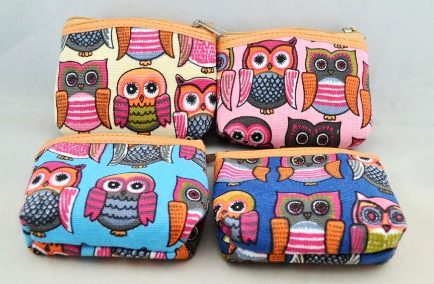 New Ladies Women Designer Canvas Owl Print Purse Wallet Coin Bag 12pcs/lot Free shipping, Red;black
New Ladies Women Designer Canvas Owl Print Purse Wallet Coin Bag 12pcs/lot Free shipping, Red;black