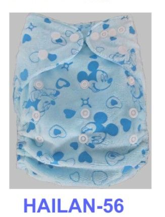 2016 New 50PCS Print Minky Cloth Diapers Reusable Nappy Covers For Babies Diapers Infant Without Inserts Free Shipping