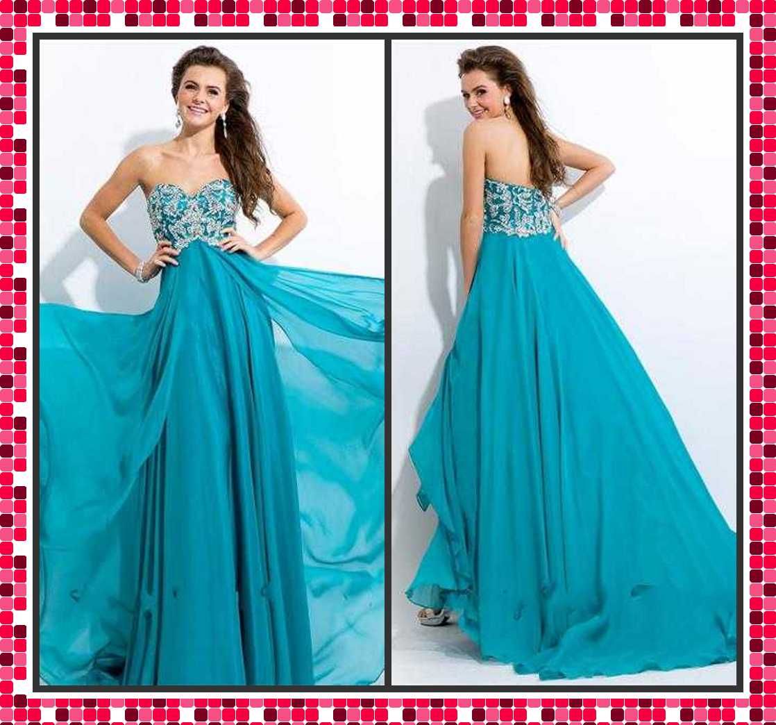 DN Vancouver Corset Long Prom Dresses Affordable Floor Length Empire ...