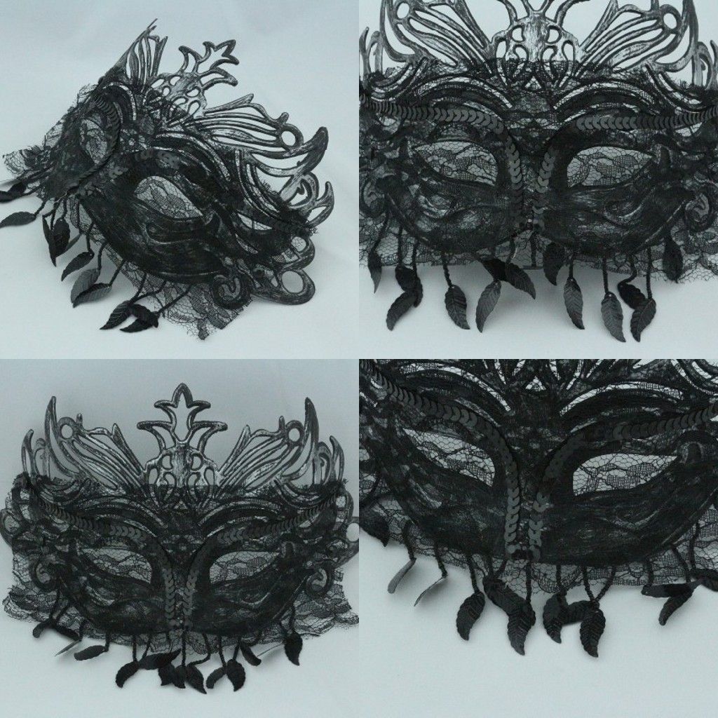 2016 Masquerade Masks Party Black Full Mask Princess For Women Yv 29