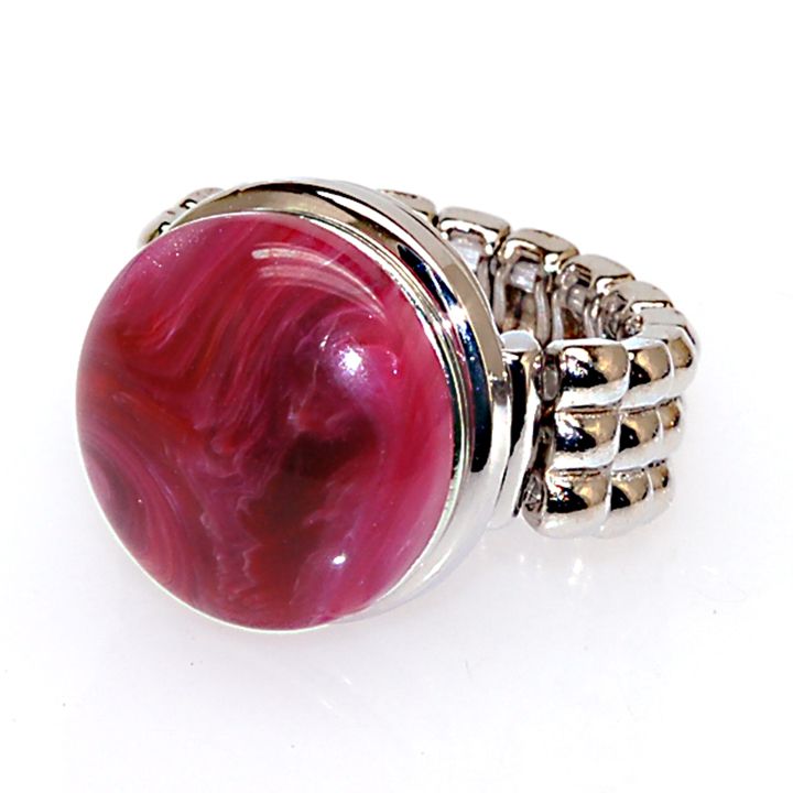 Adjustable snap interchangeable ring base Fits noosa rings. High quality rhodium plating