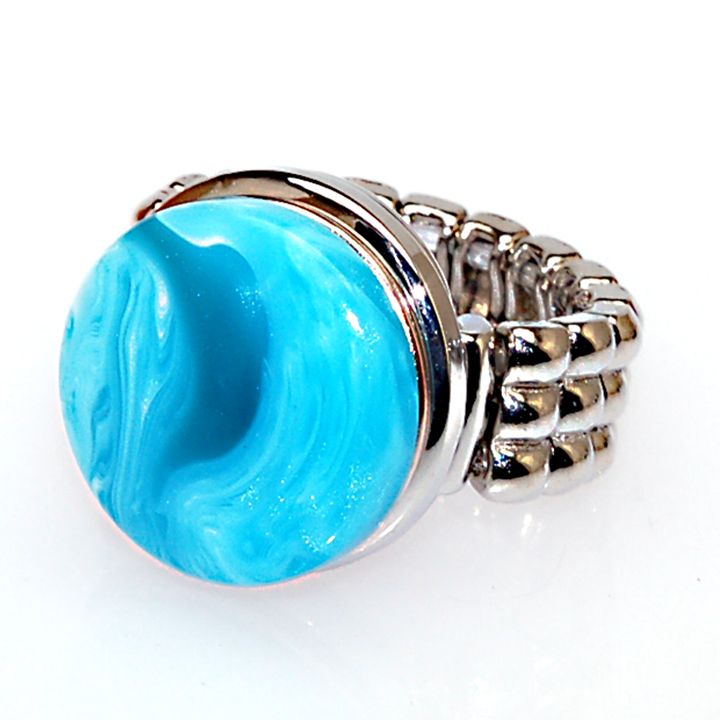Adjustable snap interchangeable ring base Fits noosa rings. High quality rhodium plating