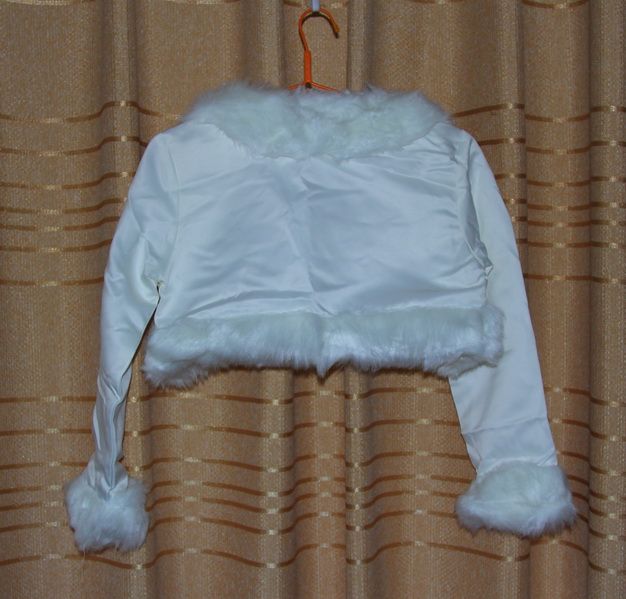 Hot Sell High Quality White Ivory Wedding Bridal Wraps & Jackets Bridal Jacket J302020