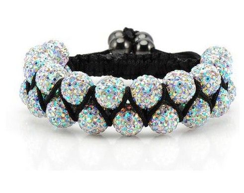 Factory Price!10mm AB Two Row best cheap clay disco ball Beads Bangles hotslae Crystal Shamballa Bracelet women jewelry Christmas Gift, Black
Factory Price!10mm AB Two Row best cheap clay disco ball Beads Bangles hotslae Crystal Shamballa Bracelet women jewelry Christmas Gift, Black