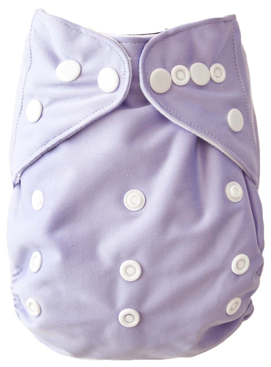 Hot sale cheapest PUL Plain solid Color Baby Pocket Cloth Diaper cover 10 pcs with 10 pcs Bamboo insert