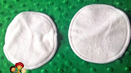 Free Shipping 50 PCS (25 pairs ) Bamboo Reusable Breast Pads Nursing Waterproof Organic Plain Washable Pad