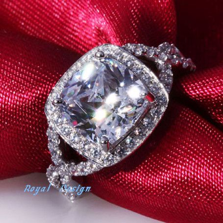 Wholesale 3 Ct Synthetic Diamond Wedding Ring Lasting Shine Engagement Ring Cushion Cut 925 Silver 18K White Gold Plated Ring
Wholesale 3 Ct Synthetic Diamond Wedding Ring Lasting Shine Engagement Ring Cushion Cut 925 Silver 18K White Gold Plated Ring