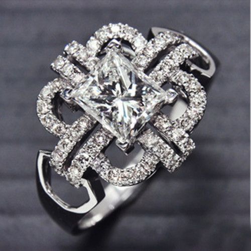 Starlight in Silvery 1Ct Princess Cut Synthetic Diamond Wedding Ring Solid 925 Sterling Silver Ring White Gold Plated
Starlight in Silvery 1Ct Princess Cut Synthetic Diamond Wedding Ring Solid 925 Sterling Silver Ring White Gold Plated