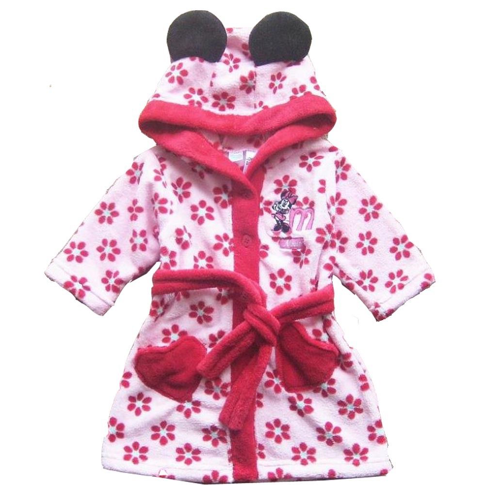 2017 Children's Cartoon Bathrobes Girls Minnie Bobes Girls Modeling