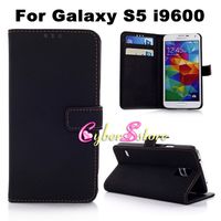 Wholesale For Galaxy S5 High Quality Vintage Retro Flip PU Wallet Leather Case Cover With Card SlotS Pouch Stand For Samsung Galaxy S5 S i9600