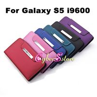 Wholesale For Galaxy S5 Fashion Lady Bag Purse Hand Strap Matte Flip PU Wallet Leather Case Cover With Card Slots For Samsung Galaxy S5 S i9600