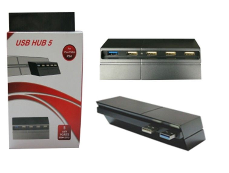 Usb Hub 5 Usb Ports Expansion Adapter Splitter For Sony Playstation 4