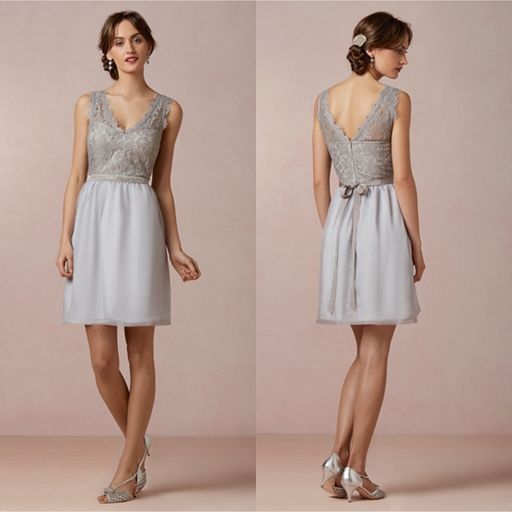 Silver Grey Wedding Guest Dresses