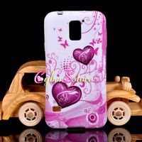 Wholesale For Galaxy S5 Hot Selling Colorful Star Butterfly Flower Heart Soft TPU Gel back Case Cover For Samsung Galaxy S5 S i9600