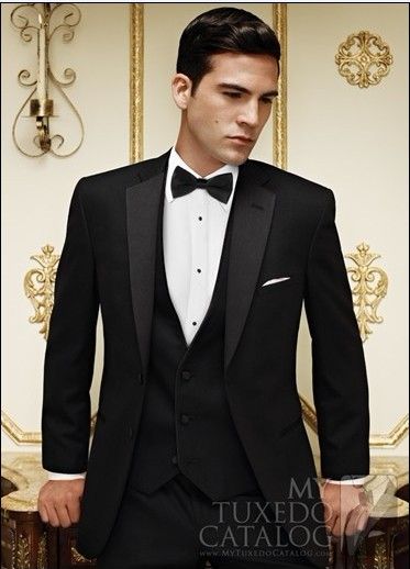 Groom Tuxedos Best man Suit Wedding Groomsman/Men Suits Bridegroom (Jacket+Pants+Tie+Vest) F358