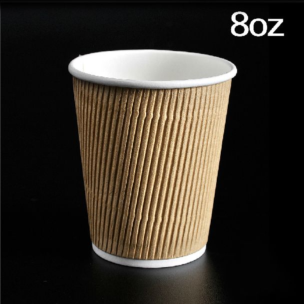 Anti-scald Disposable Kraft Paper Coffee Cup 8oz Small Coffe Milk Tea Containers Party Supplies 100pcs/lot CK139
Anti-scald Disposable Kraft Paper Coffee Cup 8oz Small Coffe Milk Tea Containers Party Supplies 100pcs/lot CK139