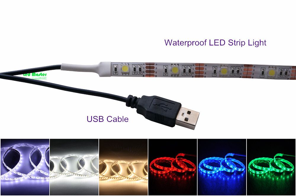 Compre Venta Al Por Mayor Led Luz De Tira 5050 Impermeables 50cm 1,7