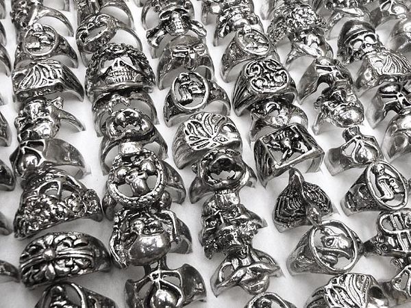 Gothic Skull Carved Biker Mixed Styles lots Men's Anti-Silver Rings Retro New Jewelry r0034
Gothic Skull Carved Biker Mixed Styles lots Men's Anti-Silver Rings Retro New Jewelry r0034