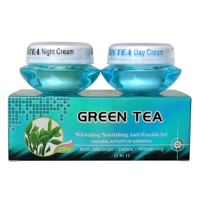Green Tea Whitening Nourishing Antifreckle Set Natural Activity