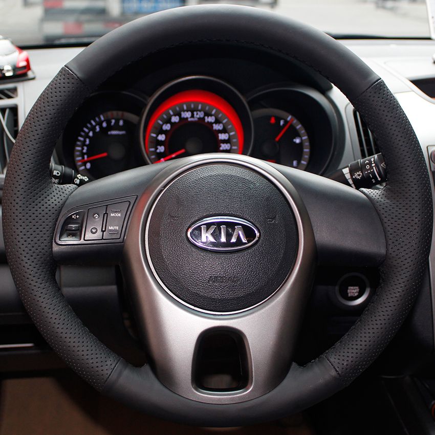 Xuji Steering Wheel Cover for Kia Forte Kia Soul 2013 Soul Car Special