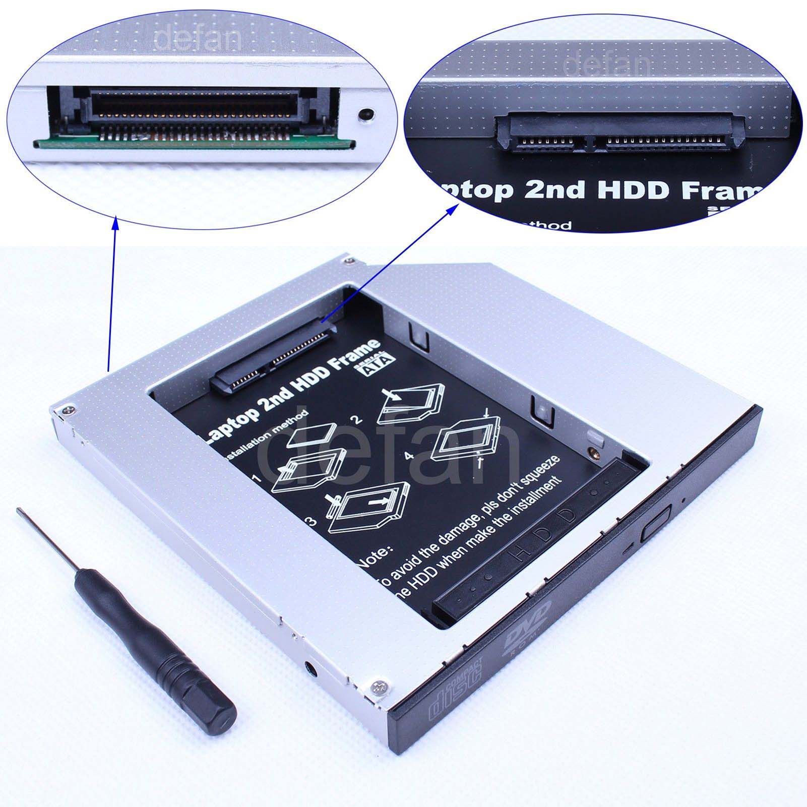 Sata To Ide 12.7mm Optical Bay Hard Drive For Dell Inspiron 1501,1300