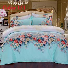 2017 blue velvet duvet cover Diamond velvet Bedding Sets Bed Cover Home textile 4pcs Blue Bedclothes