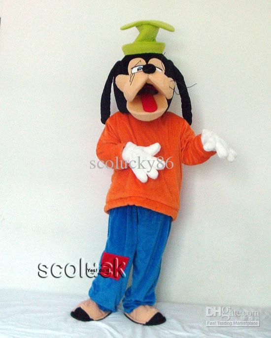 100 Real Pics New Goofy Dog Mascot Costume Cartoon Complete Outfits