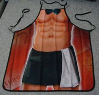 bow-tie-naked-men-cooking-kitchen-apron-