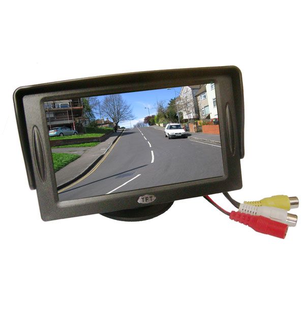 18 IR LED CCD Reverse Camera 12V/24V + 4.3" LCD Car Monitor + 10m Video Cable Bus Truck Parking Rear view Kit