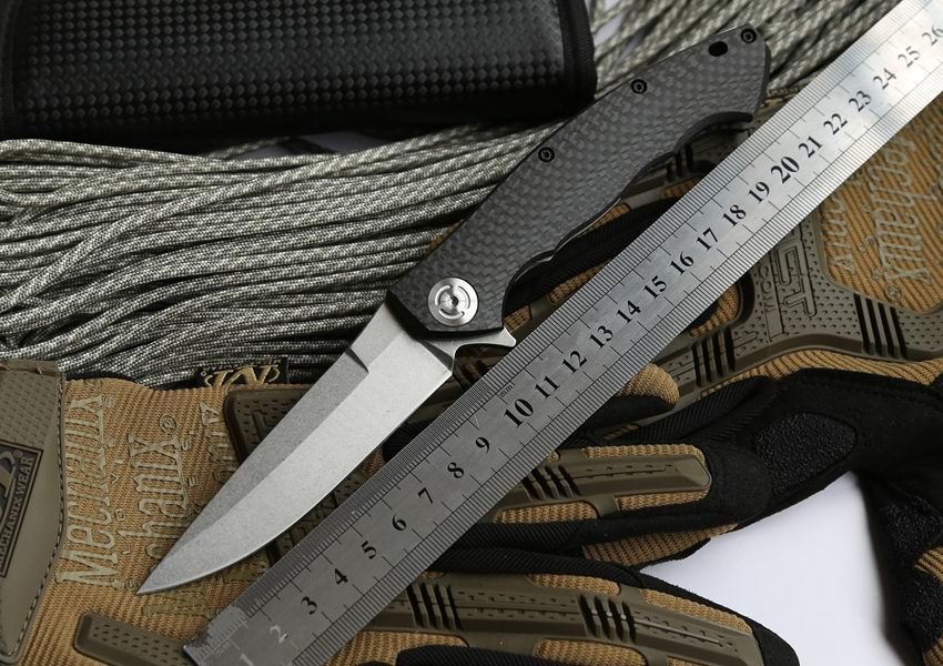 Wholesale Zt0999 Tactical Flipper Knives S35vn Blade Steel Carbon Fiber
