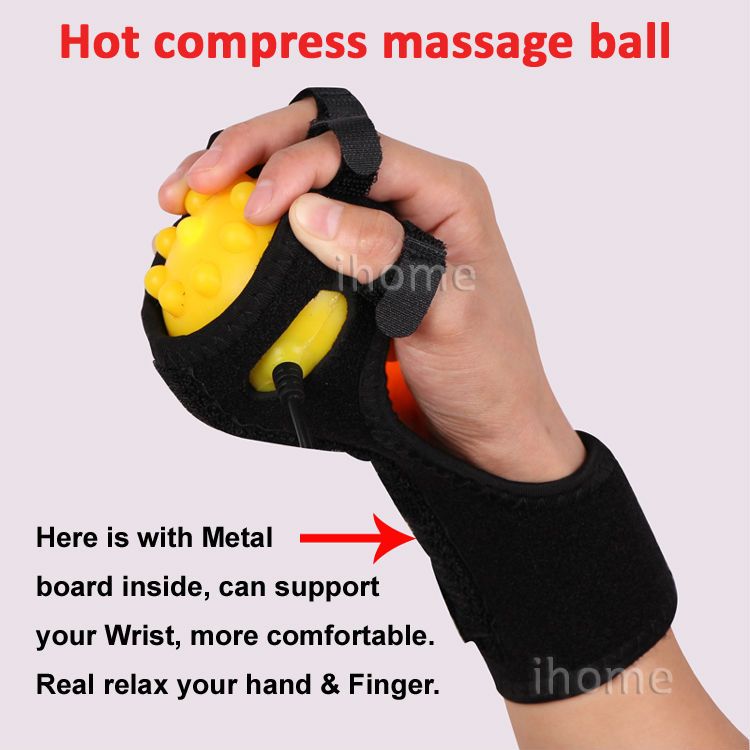 Infrared Hot Compress Hand Massager Ball Massage Hand And Fingers