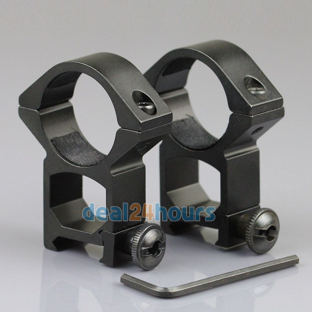 Online Cheap 30mm High Profile See Through Scope Rings 21mm Picatinny