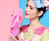sandal Beach Bohemian flat shoes Lady jelly slippers free shipping