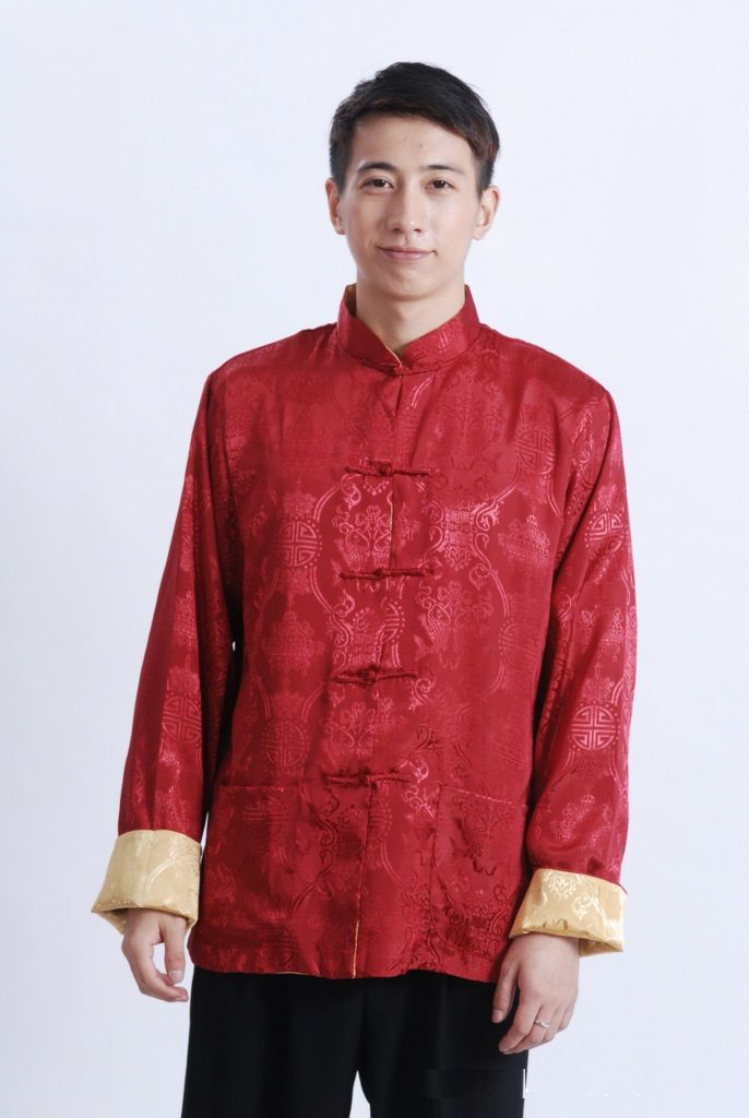 2017 Shanghai Story Long Sleeve Chinese Traditional Ethnic Clothing Red