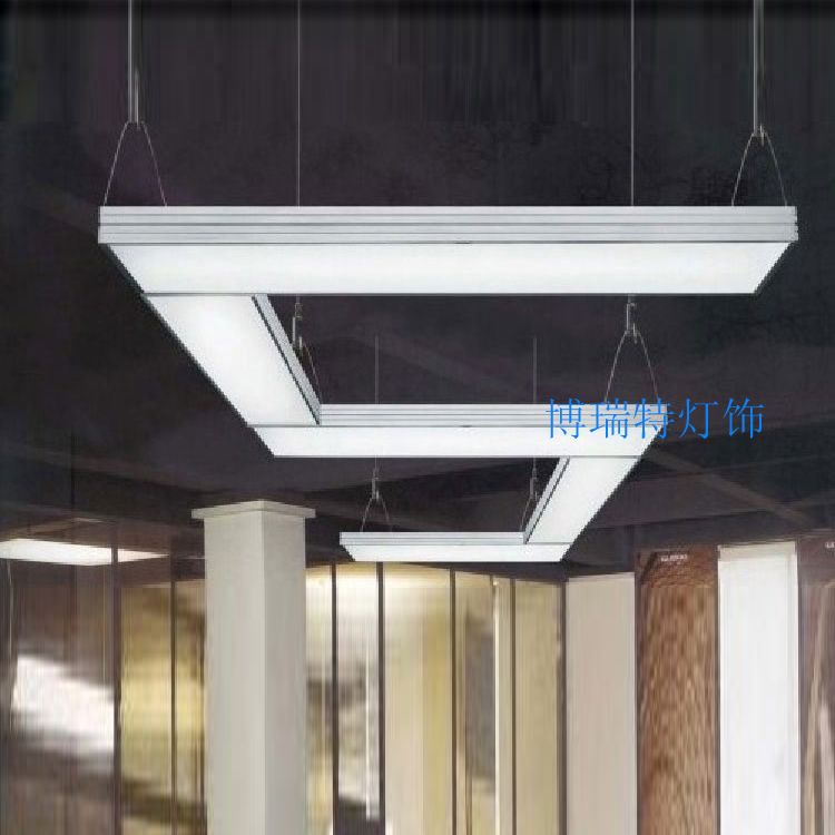 Meeting Room Lighting Linear Suspended Led Luminaire Bookstore Hanging