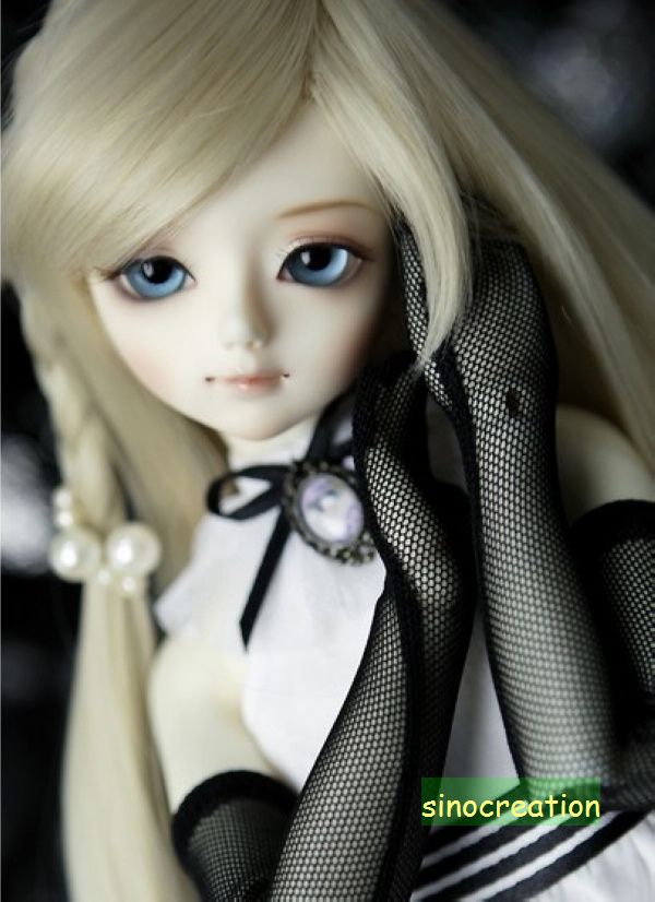 1/4 Kid Delf Darae Bjd Doll Full Set With Bjd Doll Dress & Wig , Lovely