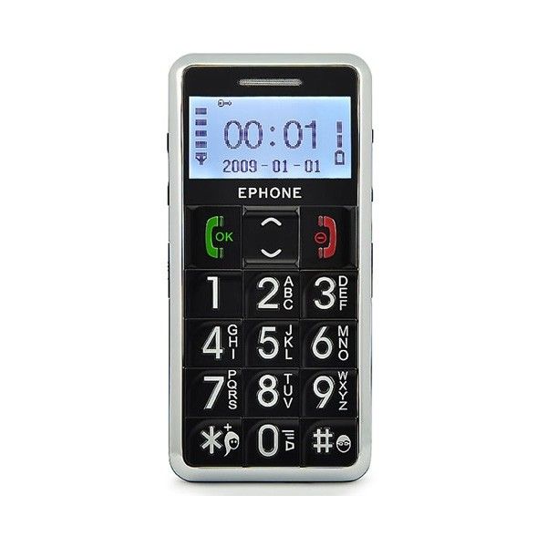 Seniors Citizen Big Buttons Large Numbers Elderly Sos Calling Mobile