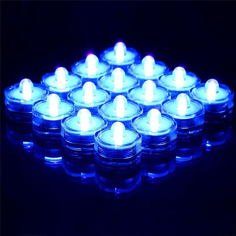 Operated Submersible LED Candle Light Waterproof Tea Lights Wedding