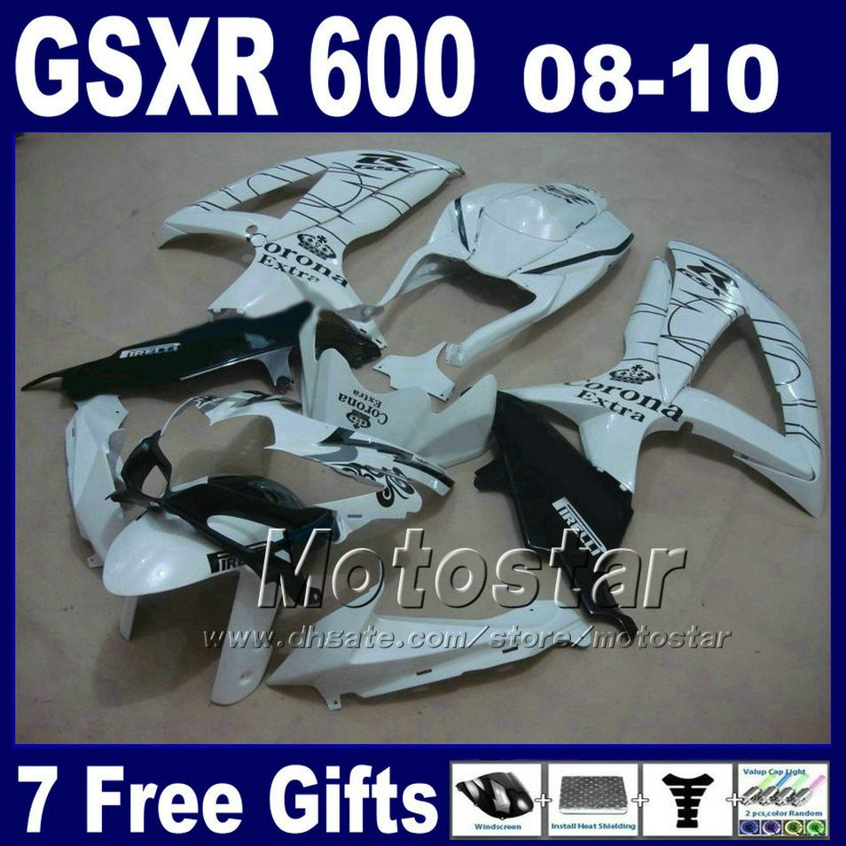 Fairing kit for SUZUKI 08 09 10 GSX-R 600/750 K8 2008 2009 2010 GSXR 750 GSXR 600 Corona ABS fairings set, Multi-color
Fairing kit for SUZUKI 08 09 10 GSX-R 600/750 K8 2008 2009 2010 GSXR 750 GSXR 600 Corona ABS fairings set, Multi-color