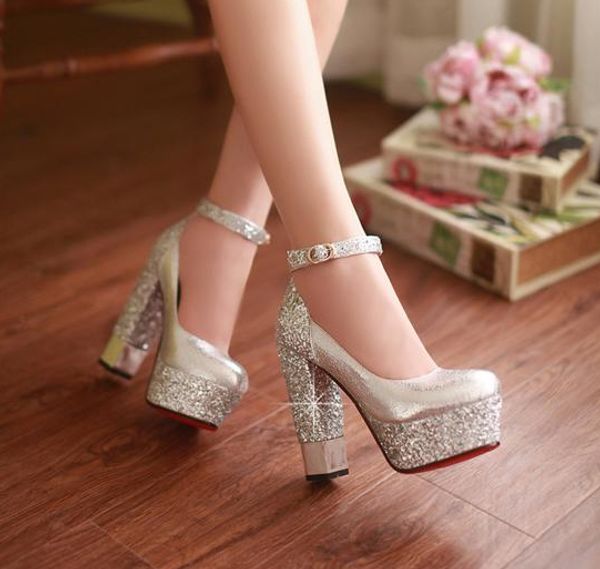 Mid-heels Women's Shoes Ladies 2015 European Shoes 5cm Woman Women